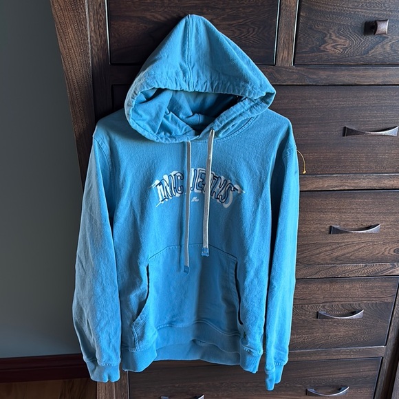 Blue Hoodie with Logo - Picture 1 of 7